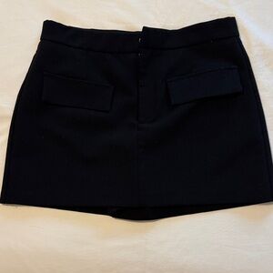 Zara Black Mini Skort